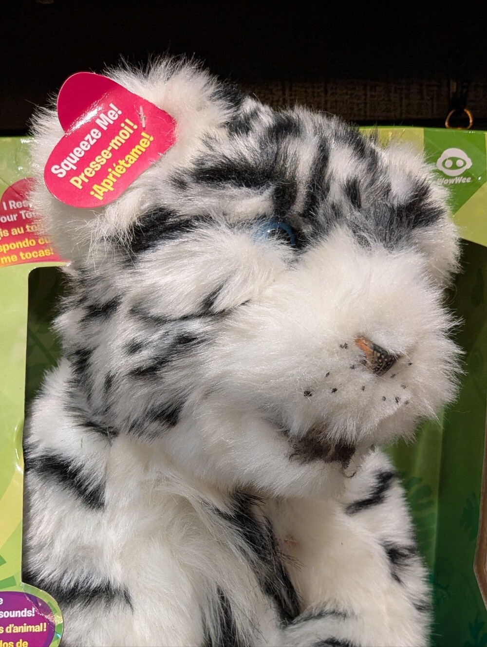 WowWee Alive White Tiger Cub Plush NIB 2007 Animatronic - Picture 4 of 6